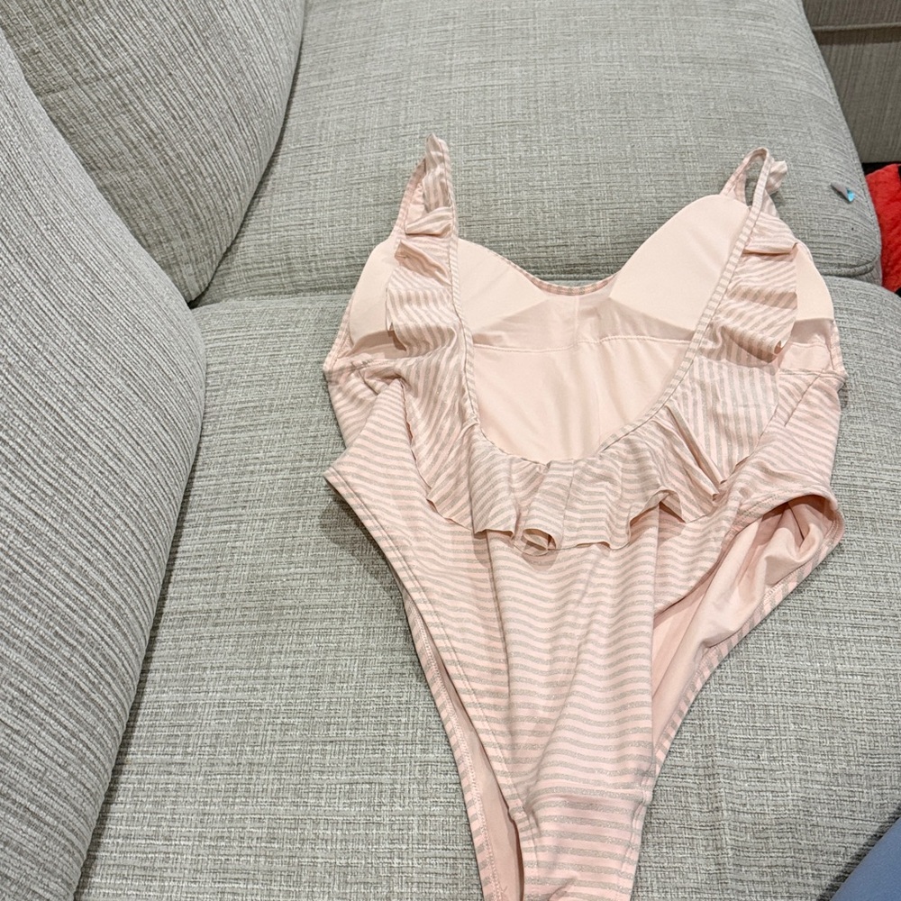 Aerie Ruffle Back One Piece Swimsuit